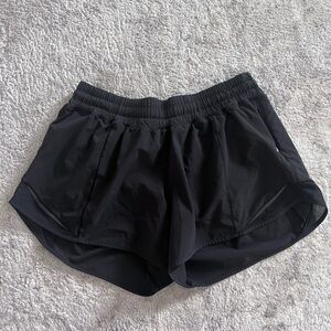 Lululemon Athletica Black Athletic Shorts Lightweight Moisture-Wicking